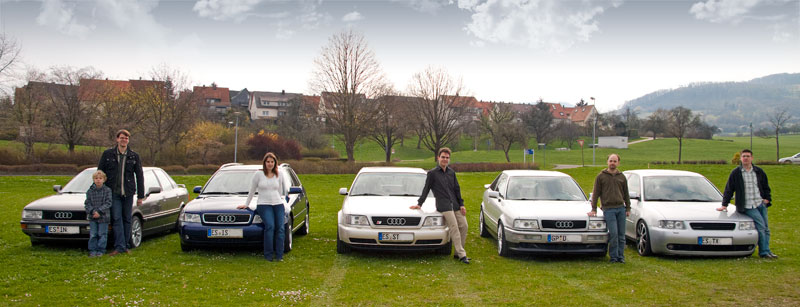 Audi Club Teck mit Fahrzeuge & Mitglieder
